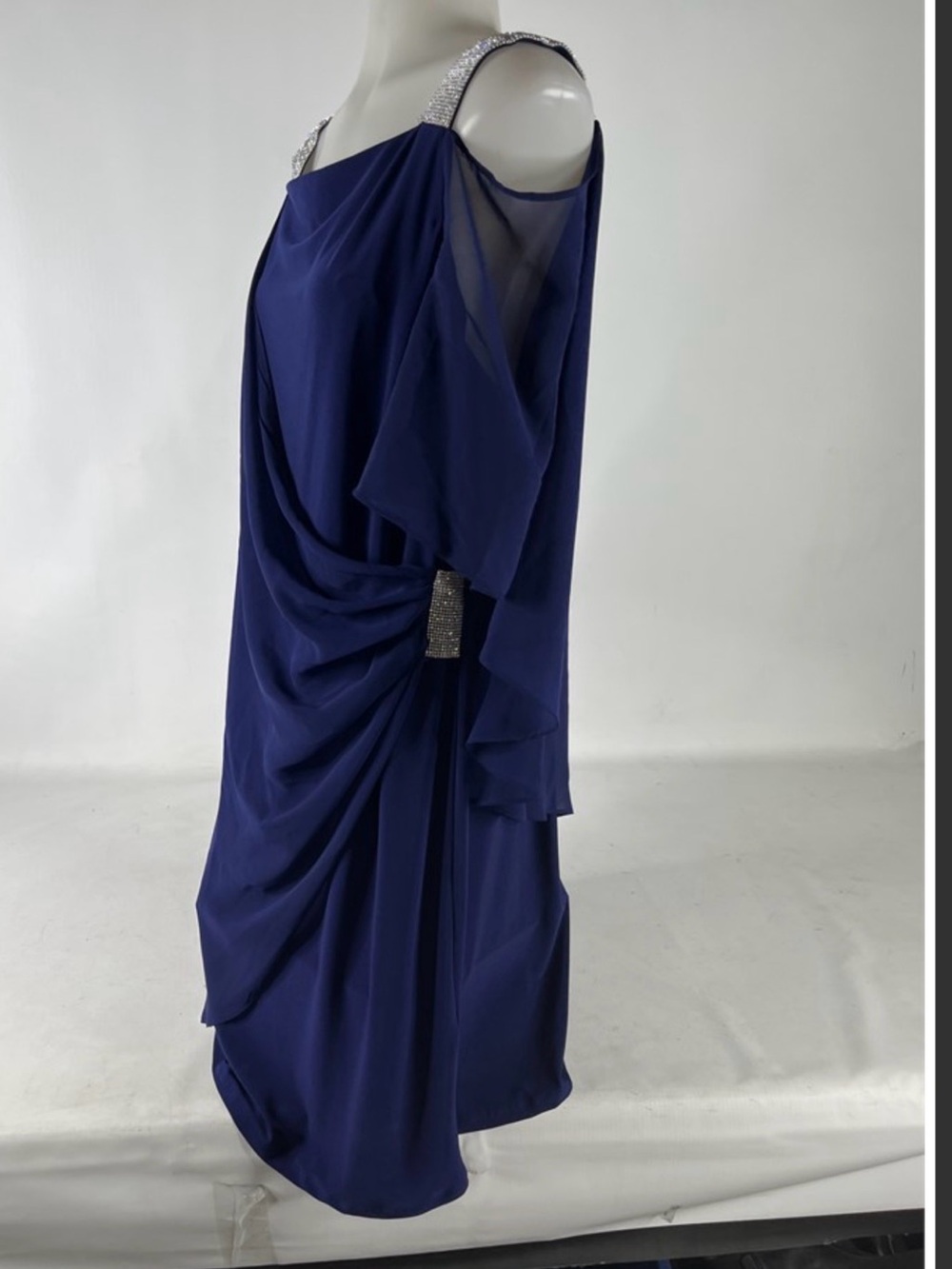 MSK Blue Evening Dress, Size: XL (Woman, NWT MRSP $90 - Picture 6 of 11